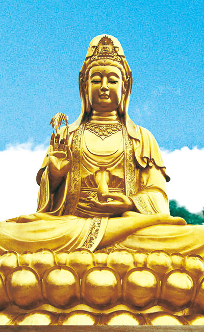 12.69m Bronze Statue of Avalokitesvara in Chuen, Thailand